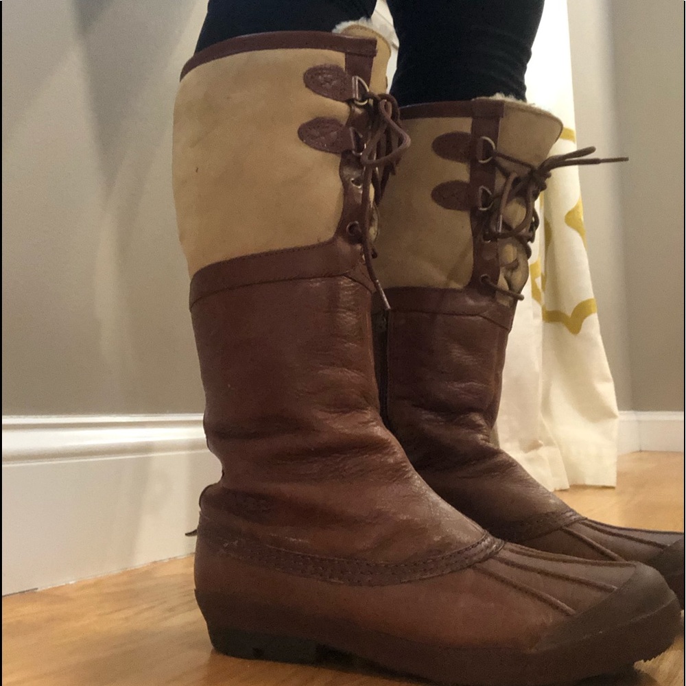 Leather Ugg Water Proof Snow Boots